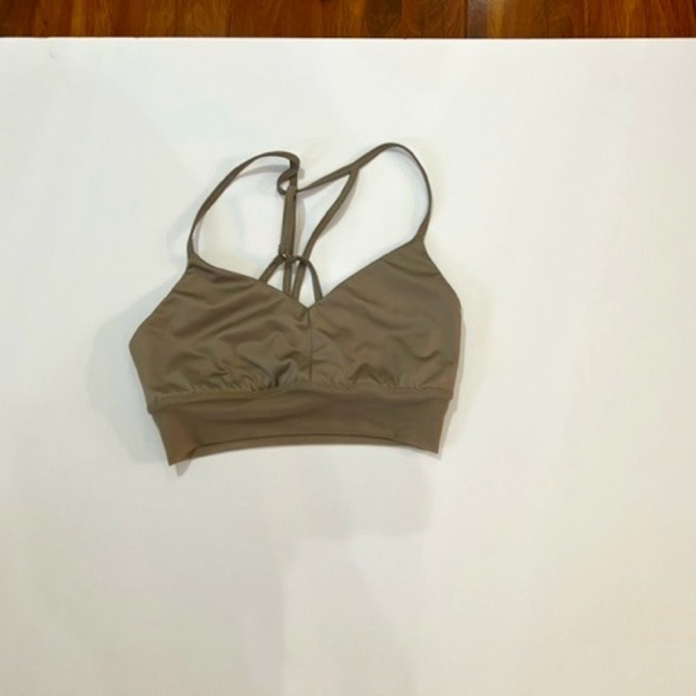 ALO Yoga Brown Sports Bra